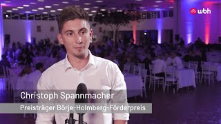 Christoph Spannmacher  BörjeHolmbergFörderpreis  Absolventinnenfeier 2024 [upl. by Lea]