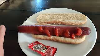 Week Old Costco Hot Dog I left in the fridge Microwaved it amp dog was fine the bread was hard [upl. by Patrich]