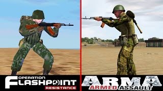 OFP vs ARMA Armed assault [upl. by Adnilym189]