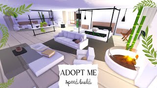 MINIMALIST PARTY HOUSE 2  Adopt Me speed build ROBLOX [upl. by Eelarak71]