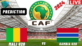 Mali vs Gambia CAF U20 Africa Nations Cup 2025 Qualifier Match Preview Prediction [upl. by Annoynek712]