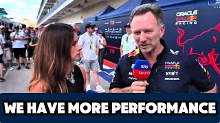 Christian Horner Interview After The Sprint Race  United States GP [upl. by Fonz]