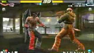 TEKKEN 6  Devil Jin vs Bryan [upl. by Soinotna551]