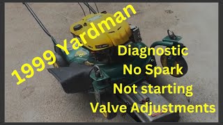 Lawnmower Not Starting Fix Yard Man 12A999L401 1999 [upl. by Einotna474]