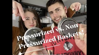 Pressurized vs Non Pressurized Baskets  Breville Barista Express  Breville DualBoiler [upl. by Eural]