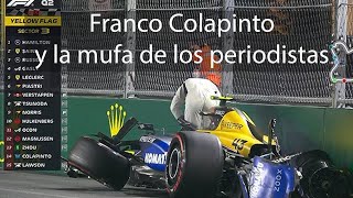 FRANCO COLAPINTO Y LA MUFA DE LOS PERIODISTAS ARGENTINOS EN EL GRAN PREMIO DE LAS VEGAS [upl. by Colner]