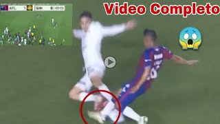 Video completo Lesión de Hobbit Bermúdez Atlante vs Dorados momento exacto [upl. by Nnaear]