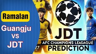 Ramalan Skor Gwangju FC vs JDT  Perlawanan AFC Champions League 2024 [upl. by Pironi]