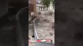 Catastrophe NOW 😱🆘 Flood in Siebnen Canton Schwyz Switzerland  Schwere Unwetter Hochwasser [upl. by Nosnibor]