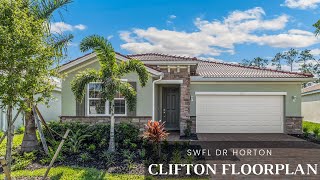 Clifton Tradition Floorplan  DR Horton SWFL 🏡 [upl. by Llerdna]