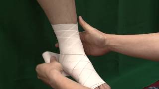 Ankle bandage video lecture CMU [upl. by Estele]