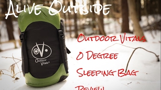 Outdoor Vitals 0 degree sleeping bag review [upl. by Gnes]