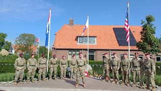 82nd Airborne Division Chorus Its An Honor To Serve  John R Towle CMOH monument  22 Sept 2024 [upl. by Ahsrats]