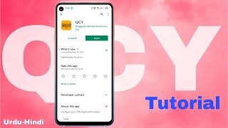 How to use QCY app in UrduHindi  QCY App Full Tutorial 2022 [upl. by Sile]