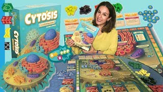 Presentando un juego de mesa biológico CYTOSIS Unboxing y iniciación al juego [upl. by Nada]