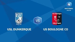 J9  USL Dunkerque  US Boulogne CO I National FFF 20182019 [upl. by Punak472]