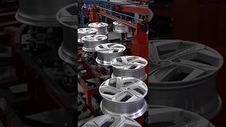 Amazing Car Alloy Wheel Mass Production Process allprocessofworld [upl. by Eissed]