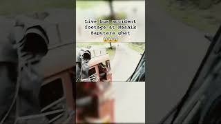 Nashik Saputara ghat live bus accident [upl. by Celinda]