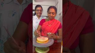 Aaj Meri mummy cake bna rhi😍🫶🏻customer ka cake☺️ shortsfeed ytshorts viral trending cake [upl. by Kcinimod344]