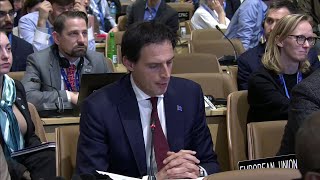 EU says COP29 deal new era for climate finance  AFP [upl. by Ahseetal]