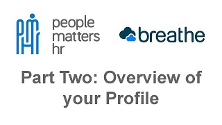 Introducing BreatheHR for Staff Part 2 Your Profile [upl. by Jammie]