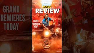 Pushpa2 review 🥵🔥  Pushpa the rule Movie review pushpa2 review alluarjun short [upl. by Fita]