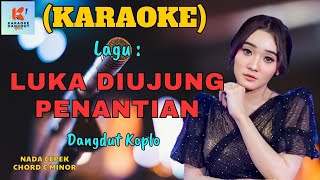 Luka Diujung Penantian Karaoke  Karaoke Dangdut Official  Cover PA 600 [upl. by Galatia]