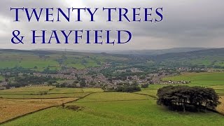 003 Twenty Trees amp Hayfield Derbyshire  Drone Flyover [upl. by Ahsilrae]