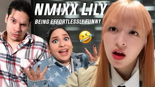 The FUNNIEST IDOL in KPOP NMIXXs Lily Waleska amp Efra react to Lily being Lily for 9 minutes [upl. by Yasmeen]