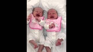 Twins 4 Weeks Old [upl. by Jourdan]