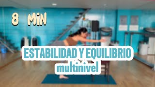 Reto de movilidad y equilibrio usando una silla y bastón [upl. by Elli467]