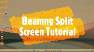 How to play Beamng Drive Split screen tutorial [upl. by Adnuhsor]