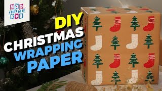 How to make a DIY Christmas Wrapping Paper [upl. by Roche964]