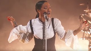 Rihanna Love On the Brain  Live at Global Citizen Festival 2016 [upl. by Gorrono594]