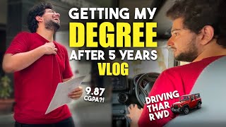 FINALLY GOT MY COLLEGE DEGREE  SAMAY RAINA VLOG [upl. by Stoffel305]