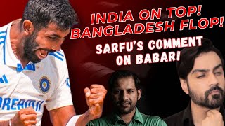 INDIA V BAN DAY 2  Babar pe Sarfu ke 3rd Class comments [upl. by Gentille]