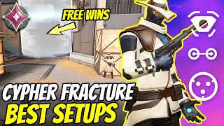 2023 Fracture Cypher Setups  Tips and Tricks Valorant [upl. by Amikat]