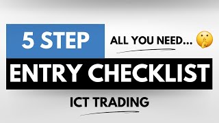 ICT Concepts  5 Step Checklist To TRANSFORM Your Trading 🔥 [upl. by China306]