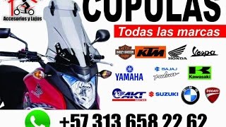 Cúpulas moto BMW fabricamos para todo tipo de moto 57 3136582262 [upl. by Immas]