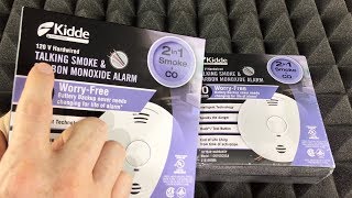 Kidde 2 in 1 Smoke amp CO Alarm  Talking Smoke amp Carbon Monoxide Alarm Unboxing [upl. by Neo660]