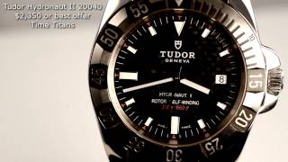 Tudor Hydronaut II Carbon 20040 200M Full Set Automatic Stainless Diver [upl. by Yennaiv]