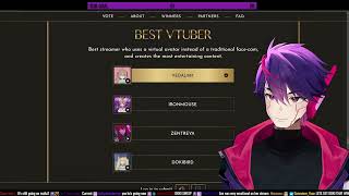 FalseEyeD Votes Vedal987 Best Vtuber Of The Year [upl. by Naitsirhk]