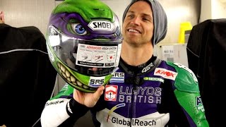 James Ellisons TMNT Shoei XSpirit 2 Helmet 2014 [upl. by Lareneg]