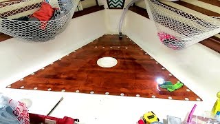 Old Boat Gets A New Water Tank Lid  Sailboat Story 81 [upl. by Fritzie]