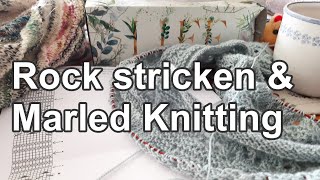 Rock stricken amp Marled Knitting  Strickpodcast 73 [upl. by Zeta]