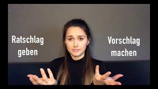 3 Redemittel Vorschläge machen B1B2 Deutsch lernen Diskussion [upl. by Ivah]