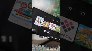 EU DESBLOQUEEI O MEU NINTENDO SWITCH nintendoswitch switch console [upl. by Nikolai]