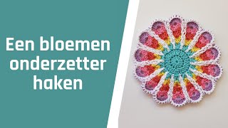 Een bloemen onderzetter haken [upl. by Meares]