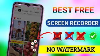 Best Screen Recorder For Android Without Watermark  Best Screen Recorder [upl. by Atika]