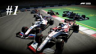 Its time to get sweaty  F1 2021 League Racing 1 [upl. by Gisella332]